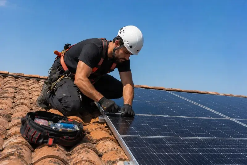 Maintenance et monitoring de panneaux solaires à Saint-Philbert-de-Grand-Lieu