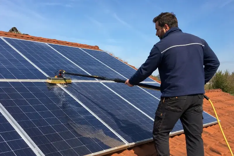 Nettoyage et entretien de panneaux solaires à Saint-Philbert-de-Grand-Lieu